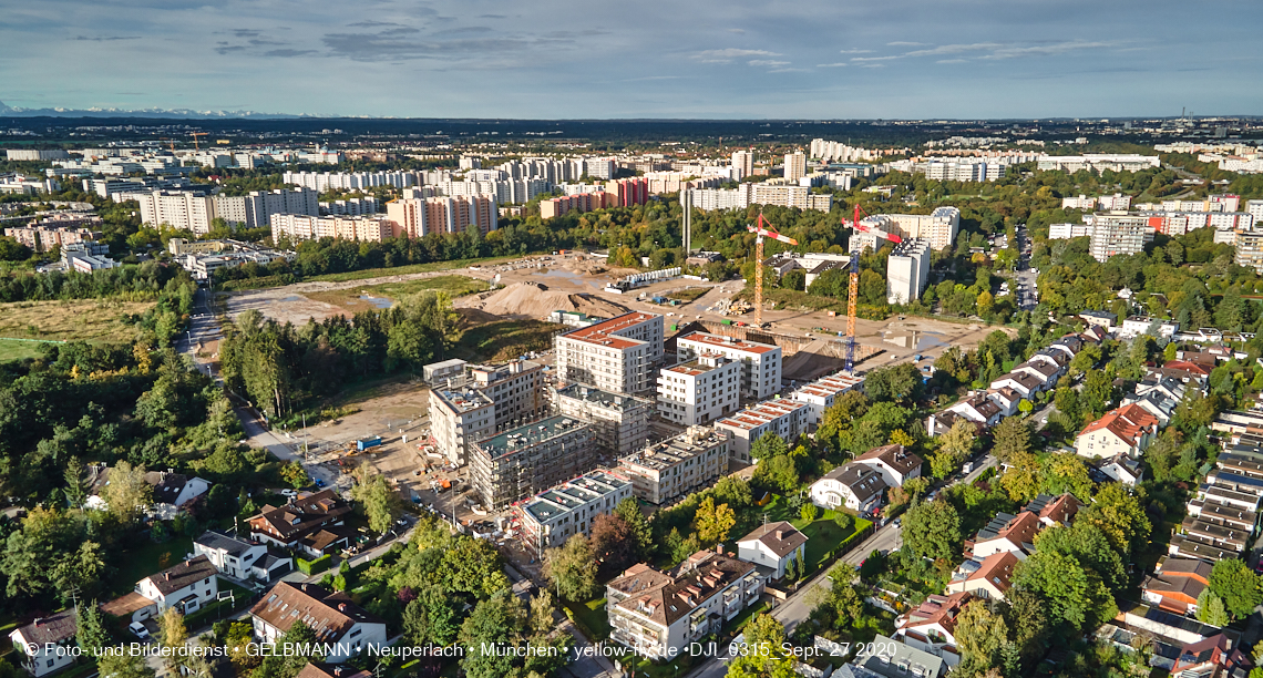 27.09.2020 - Baustelle Alexisquartier in Neuperlach